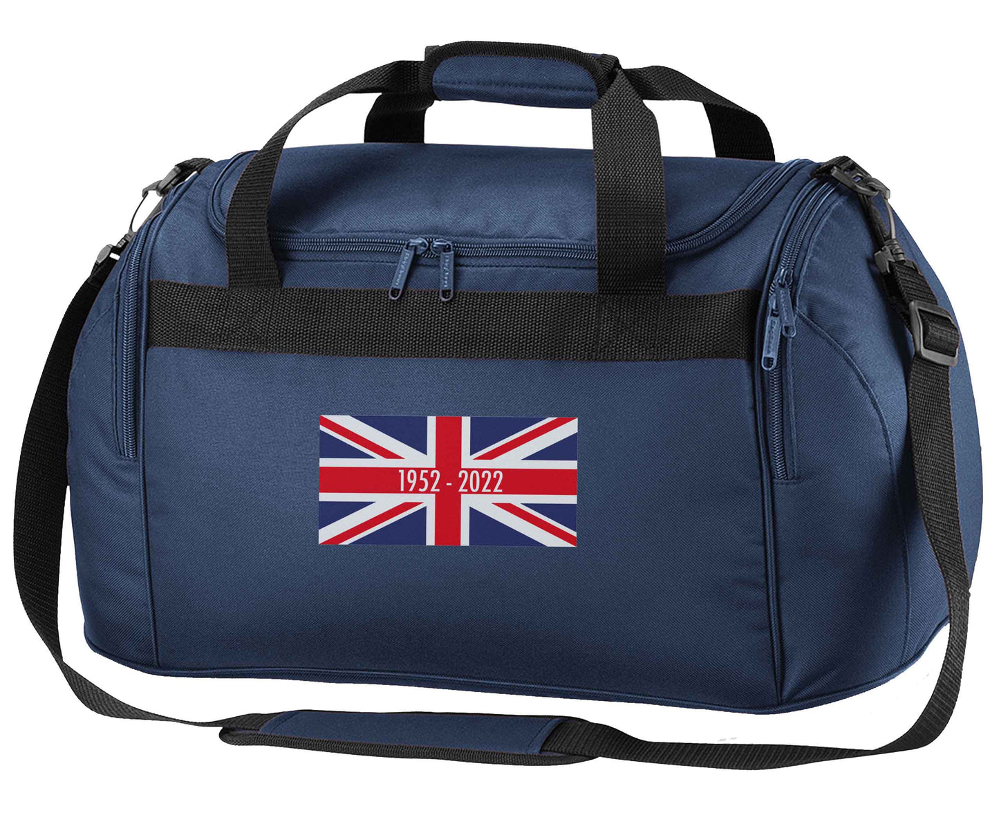 British flag Queens jubilee navy holdall / duffel bag