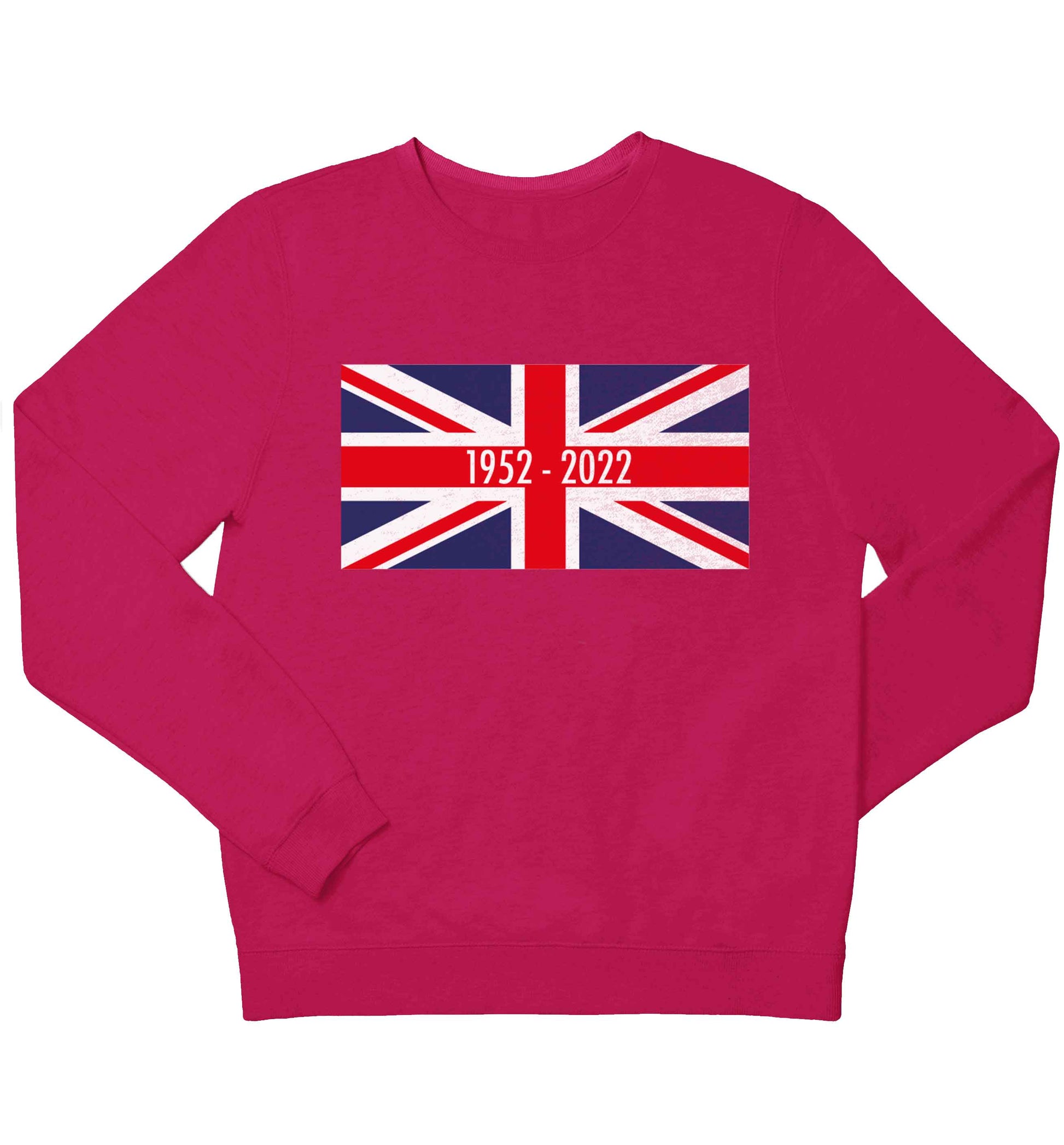 British flag Queens jubilee children's pink sweater 12-13 Years