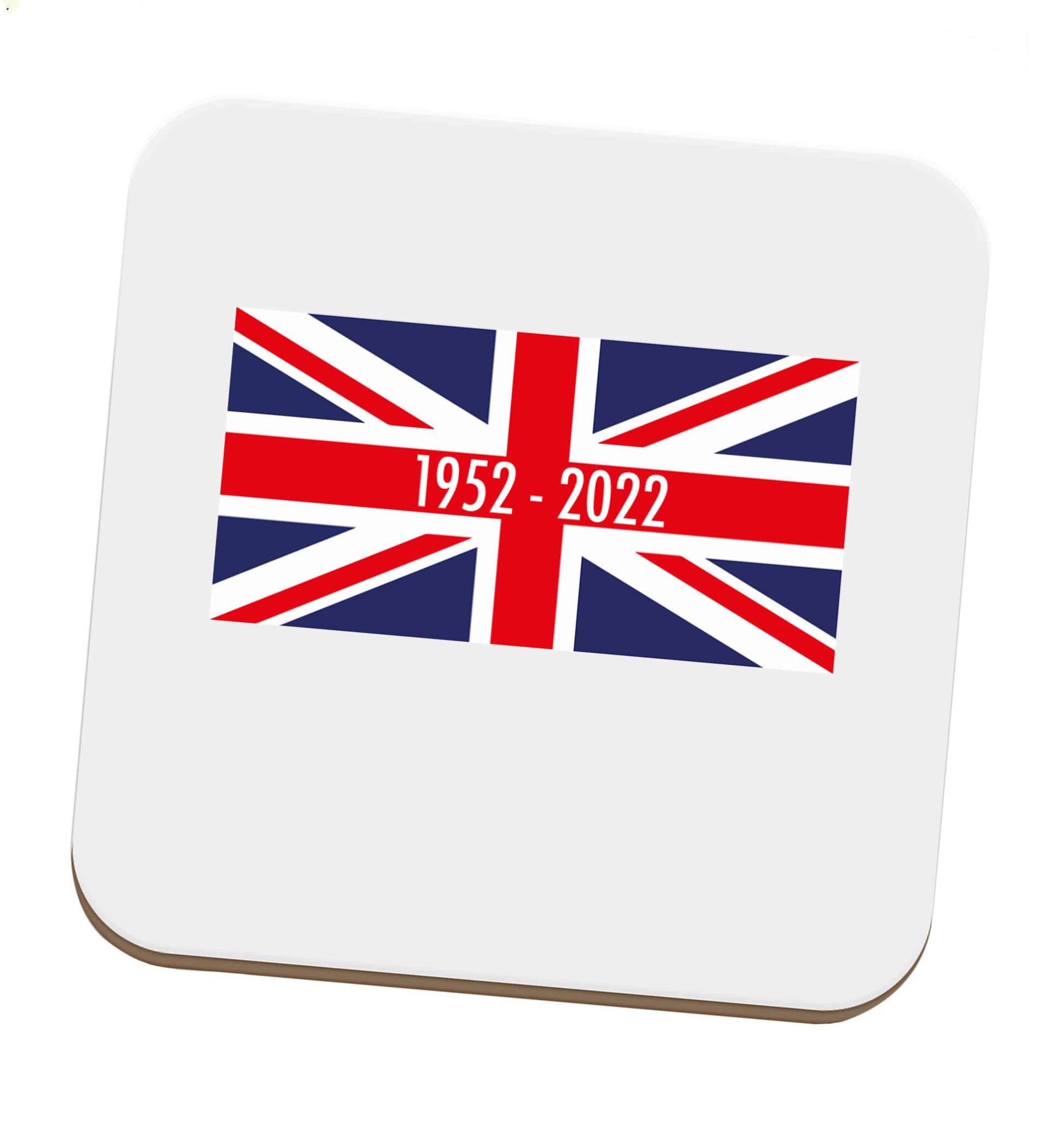 British flag Queens jubilee set of four coasters