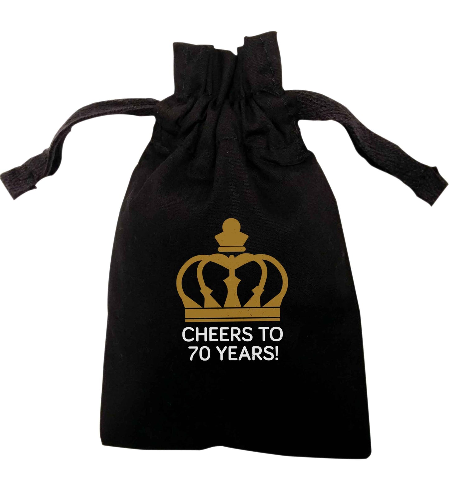Cheers to 70 years! | XS - L | Pouch / Drawstring bag / Sack | Organic Cotton | Bulk discounts available!