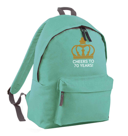 Cheers to 70 years! mint adults backpack