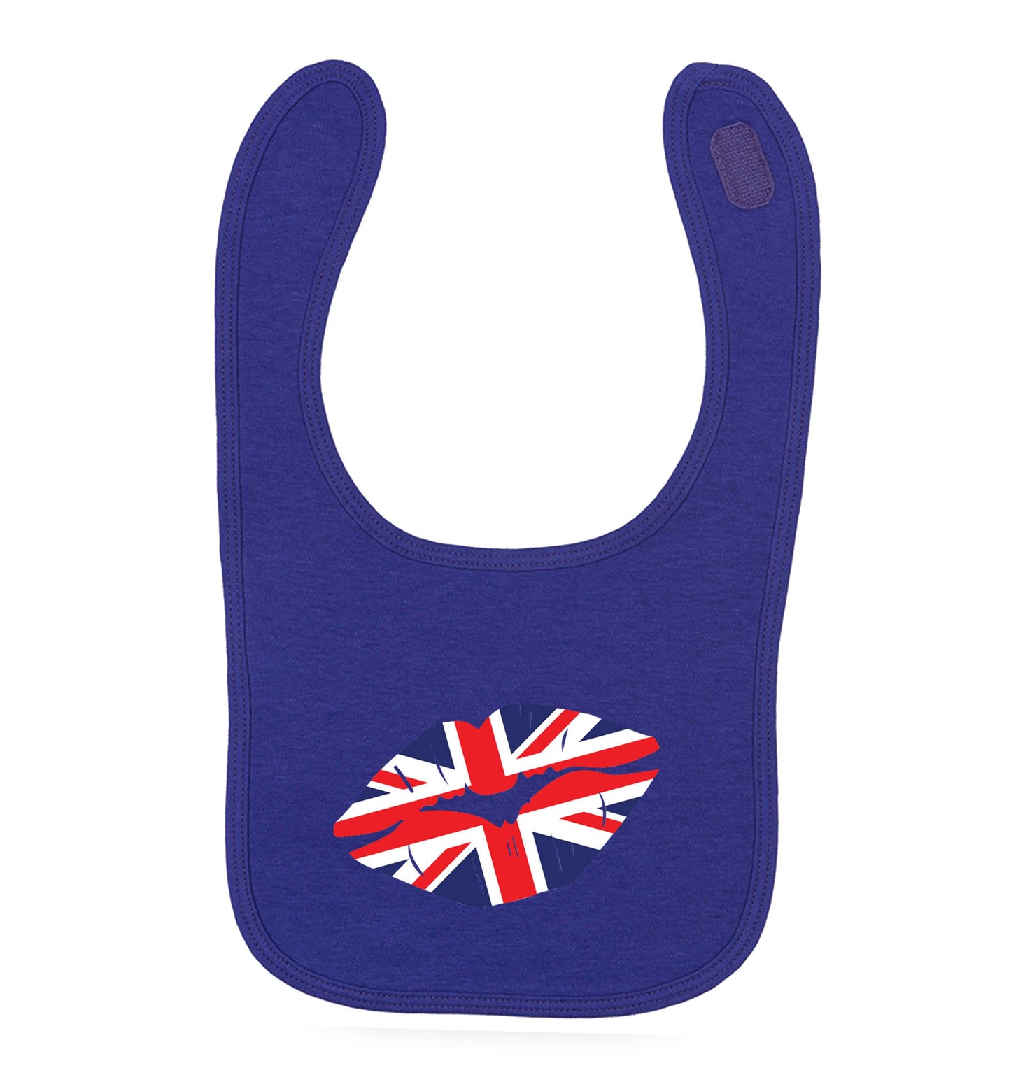 British flag kiss | baby bib