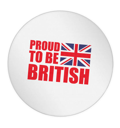 Proud to be British 24 @ 45mm matt circle stickers