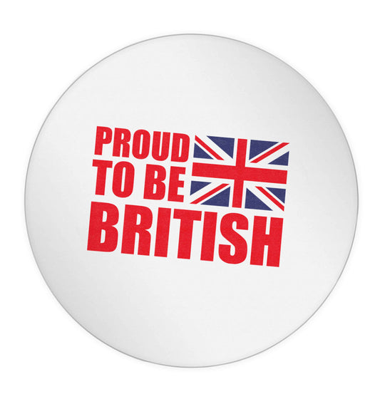 Proud to be British 24 @ 45mm matt circle stickers