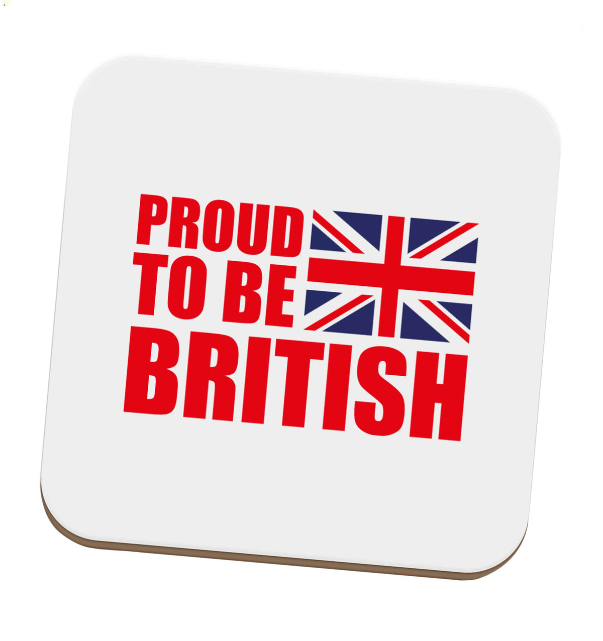 Proud to be British set of four coasters
