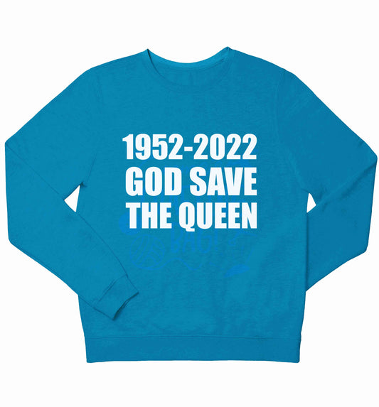 God save the queen children's blue sweater 12-13 Years