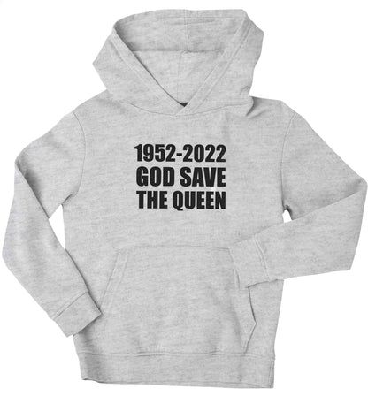 God save the queen children's grey hoodie 12-13 Years