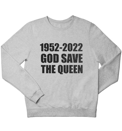 God save the queen children's grey sweater 12-13 Years
