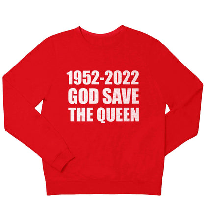 God save the queen children's grey sweater 12-13 Years