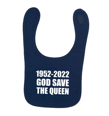 God save the queen navy baby bib