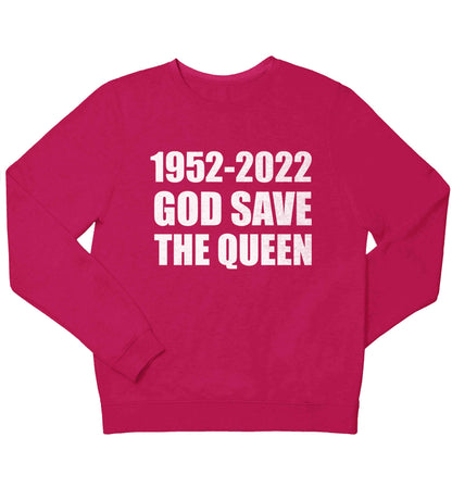 God save the queen children's pink sweater 12-13 Years