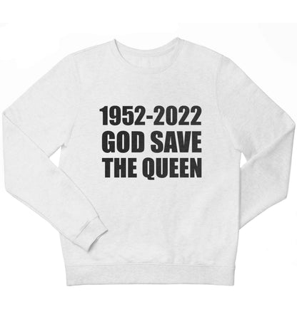 God save the queen children's white sweater 12-13 Years