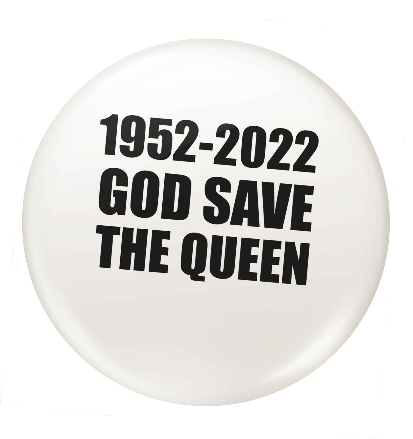 God save the queen small 25mm Pin badge