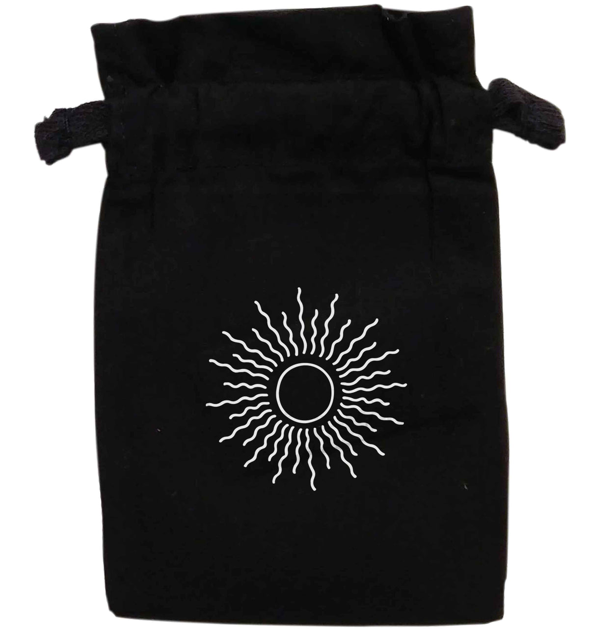 Sun illustration | XS - L | Pouch / Drawstring bag / Sack | Organic Cotton | Bulk discounts available!
