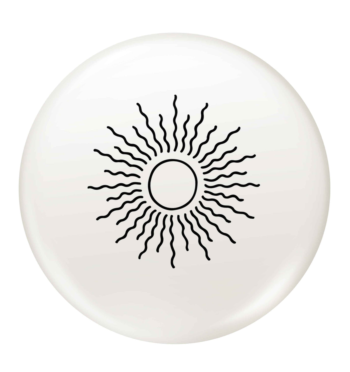 Sun illustration small 25mm Pin badge