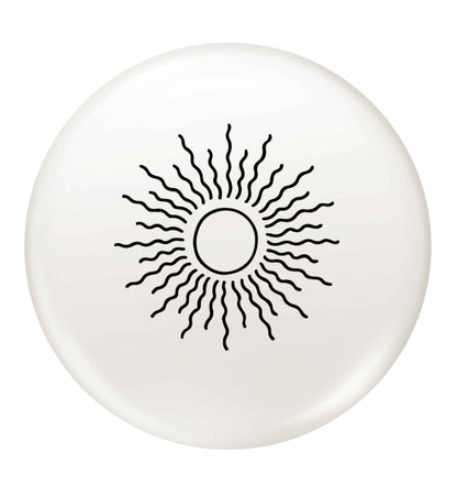 Sun illustration small 25mm Pin badge