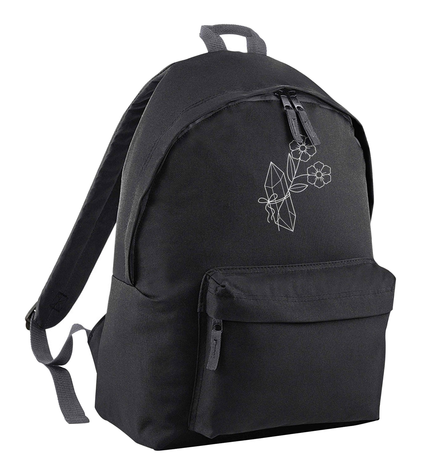 Crystal flower illustration | Children's backpack