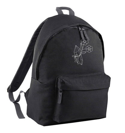 Crystal flower illustration | Children's backpack