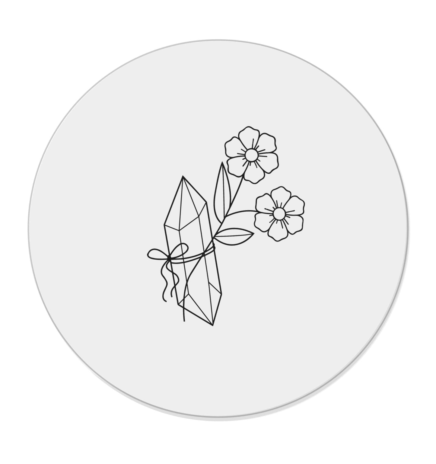 Crystal flower illustration | Magnet