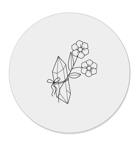 Crystal flower illustration | Magnet