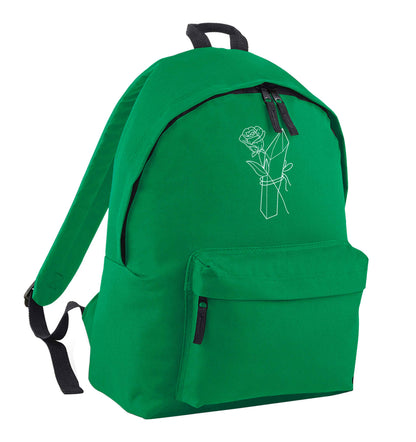 Rose crystal green adults backpack