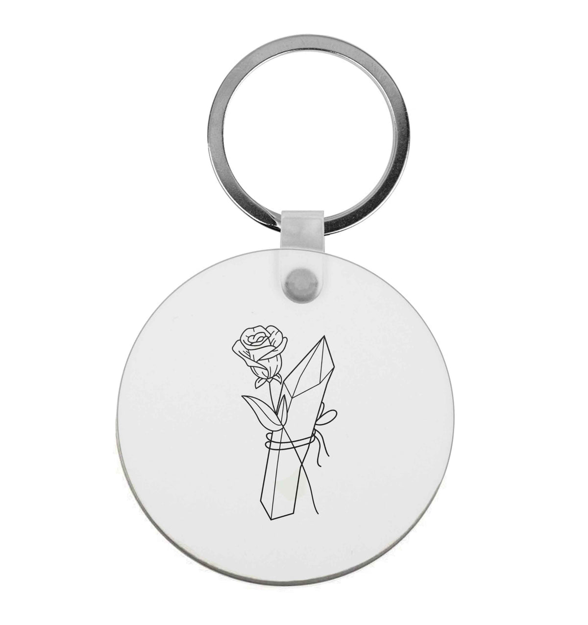 Rose crystal | Keyring