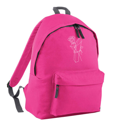 Rose crystal pink adults backpack