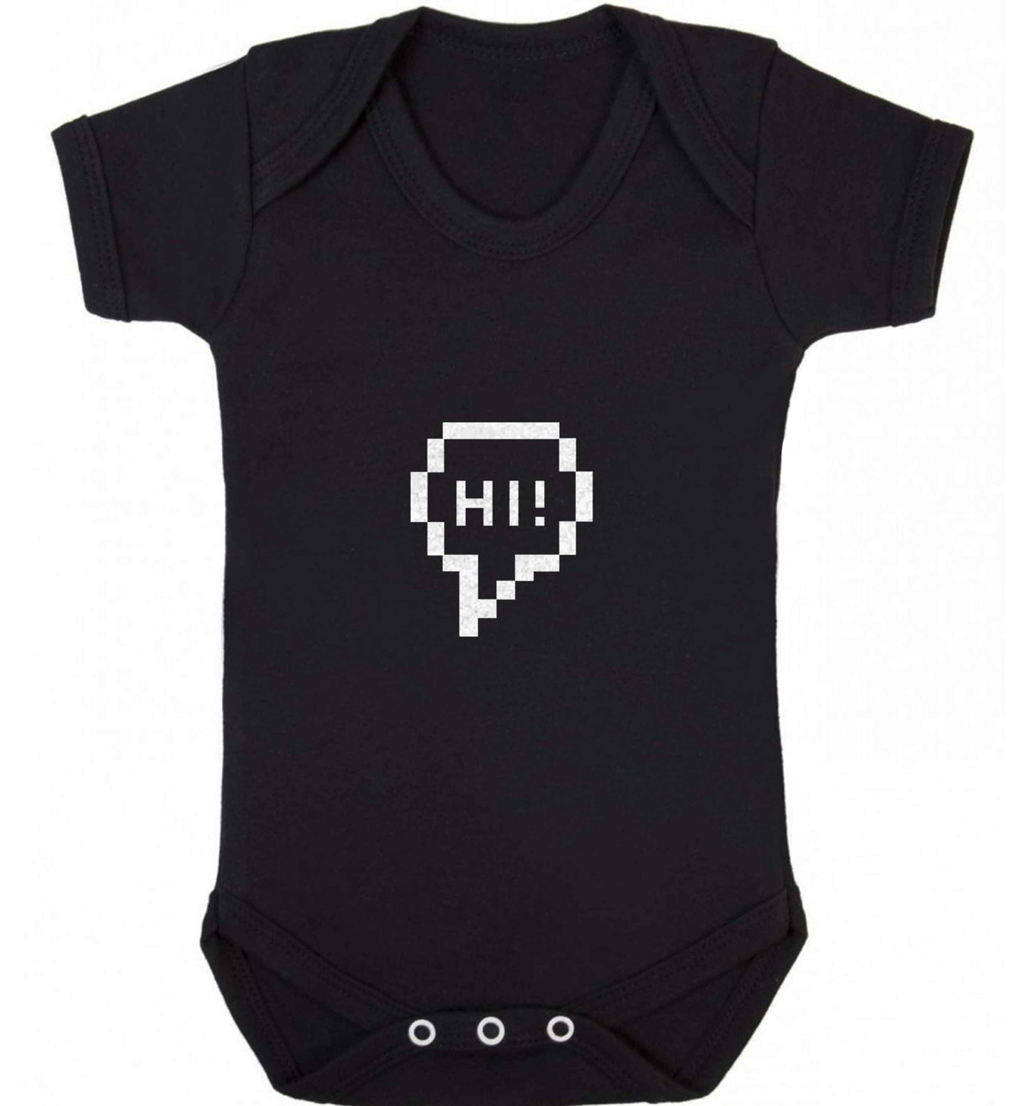 Hi baby vest black 18-24 months
