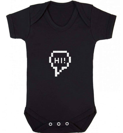 Hi baby vest black 18-24 months