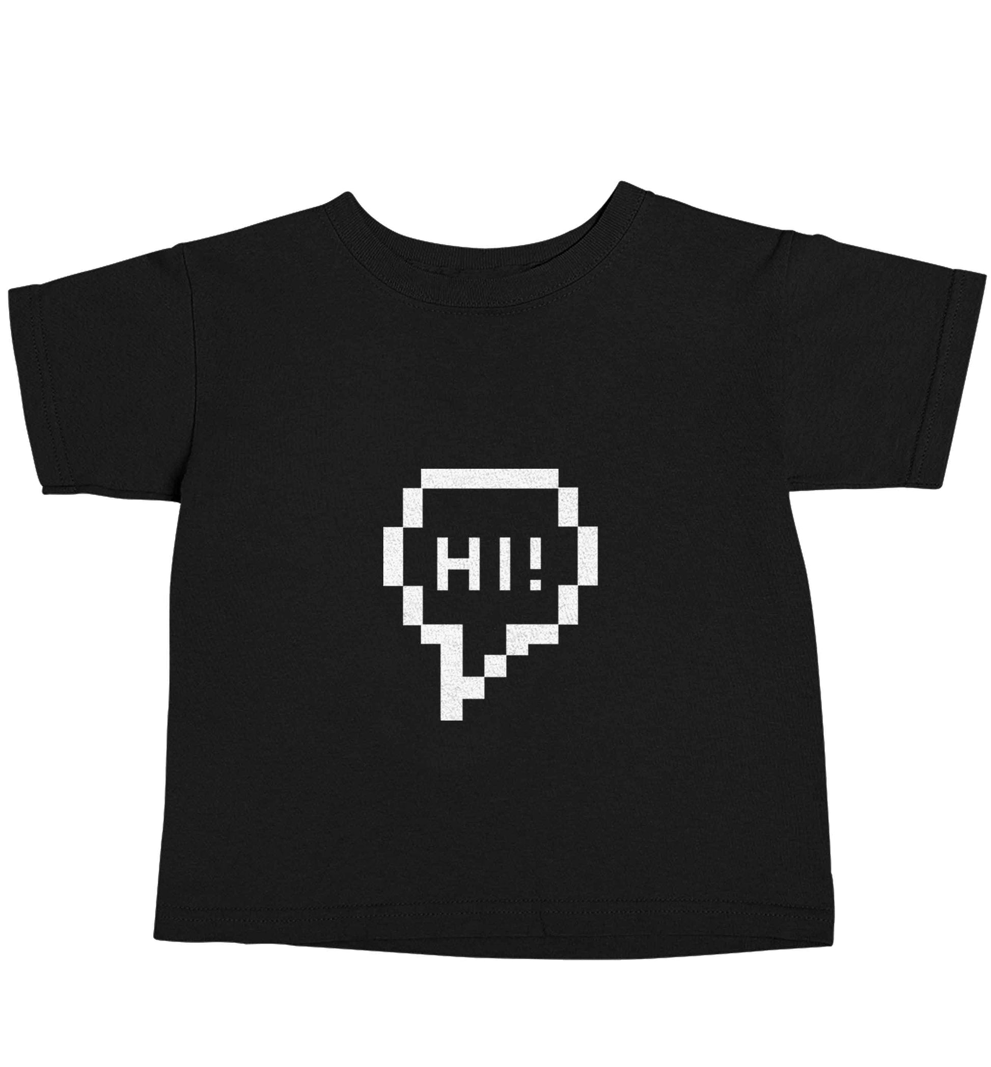 Hi Black baby toddler Tshirt 2 years