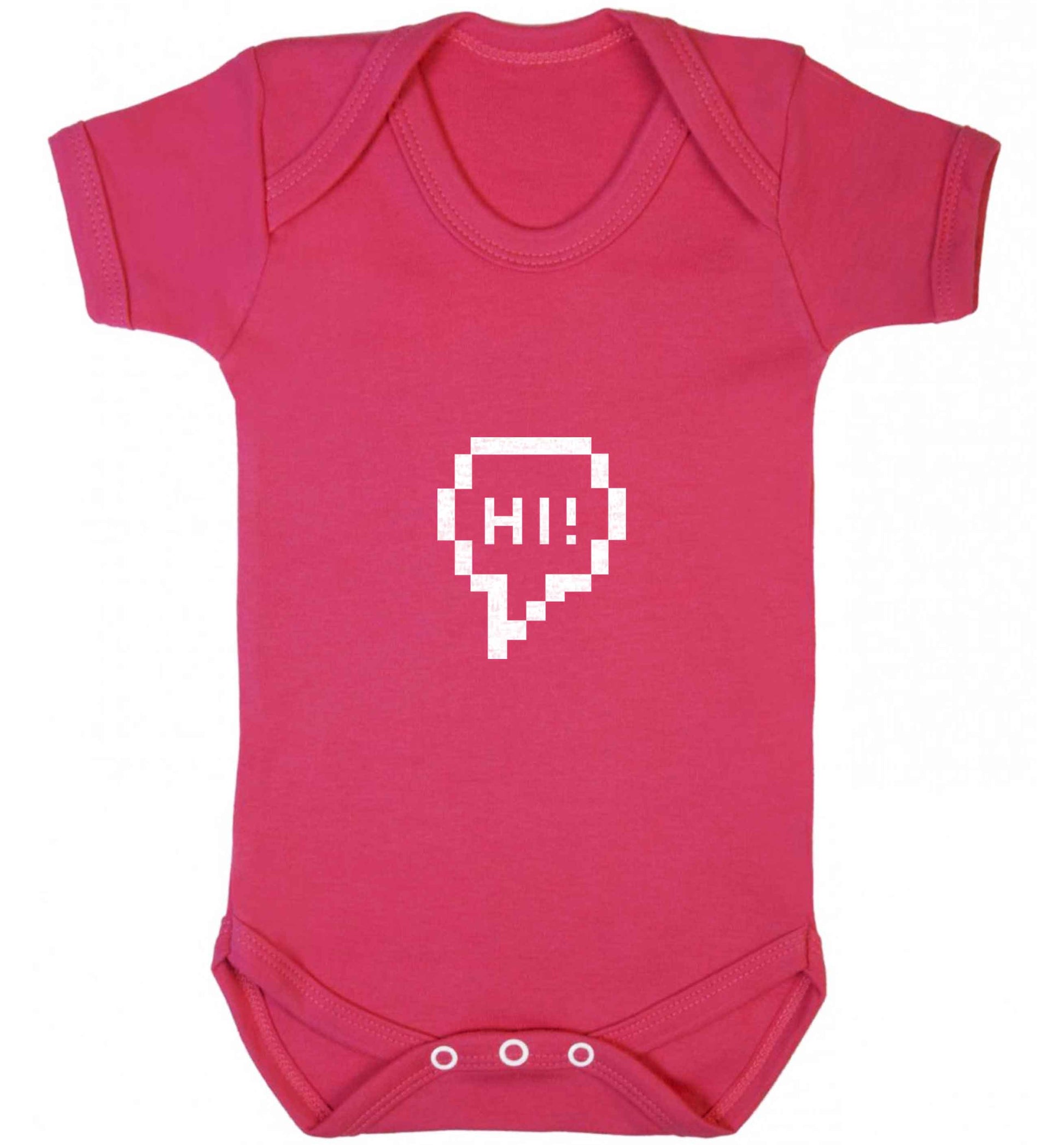 Hi baby vest dark pink 18-24 months