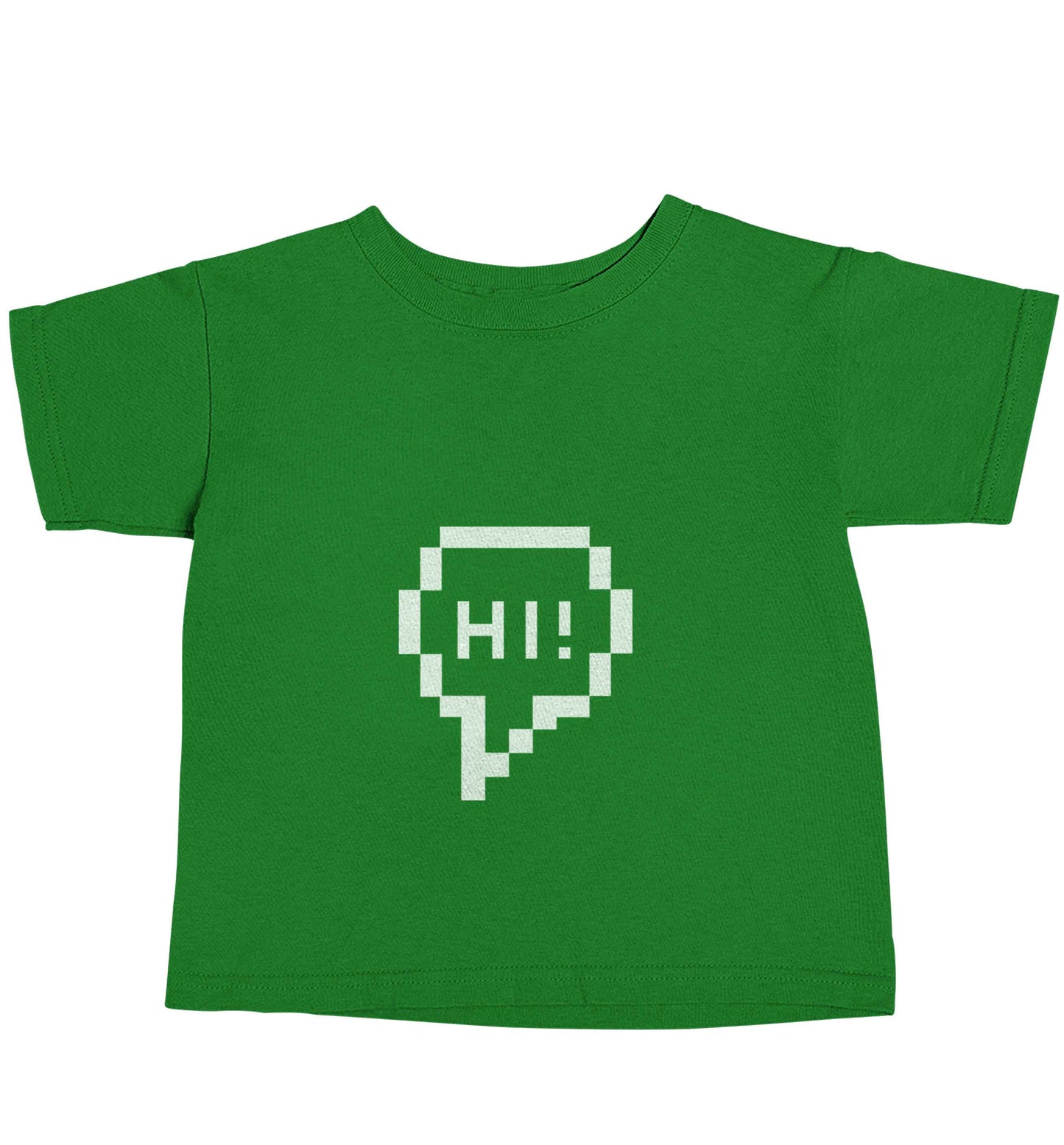 Hi green baby toddler Tshirt 2 Years