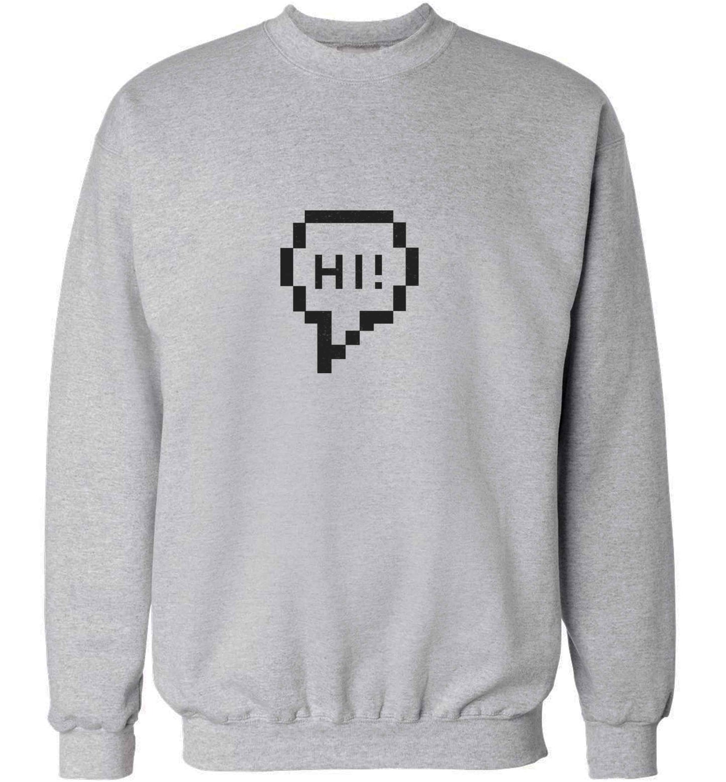 Hi adult's unisex grey sweater 2XL