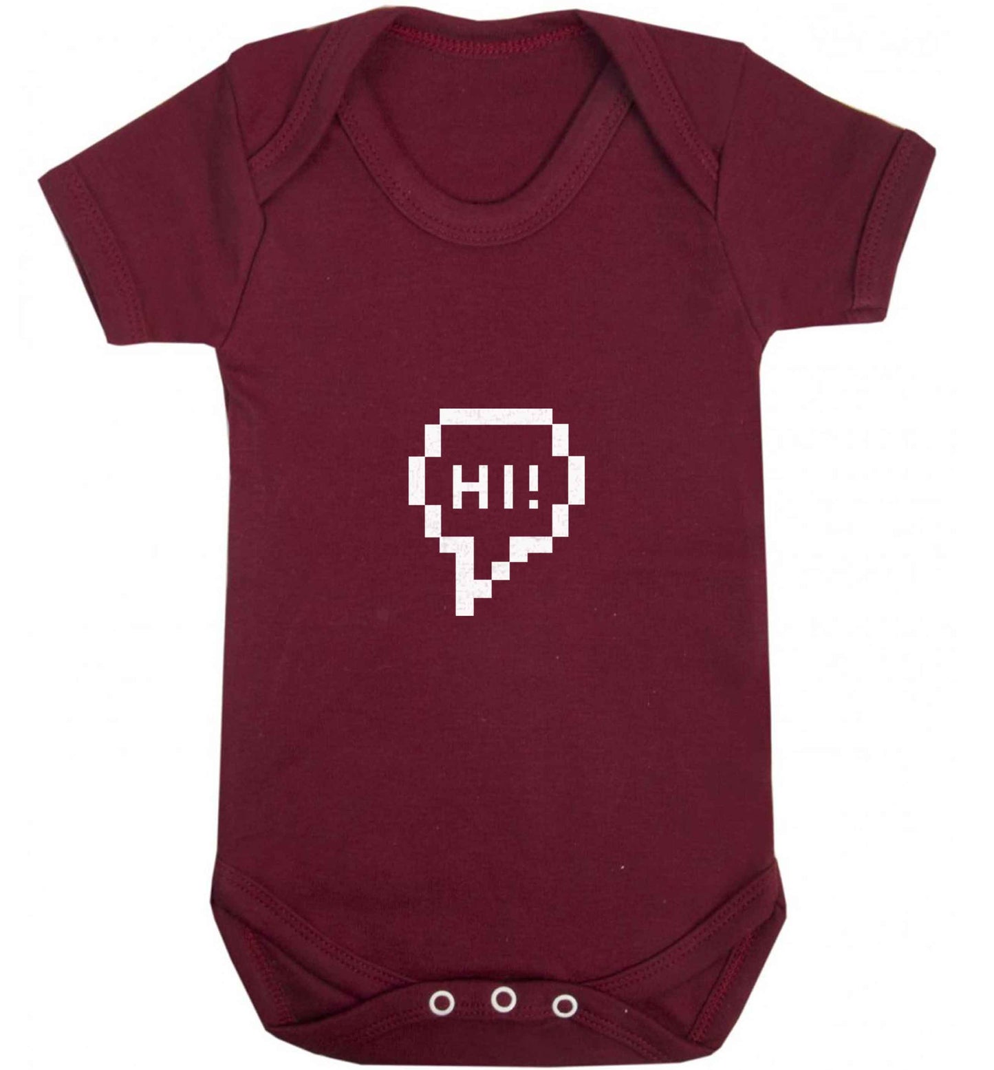 Hi baby vest maroon 18-24 months