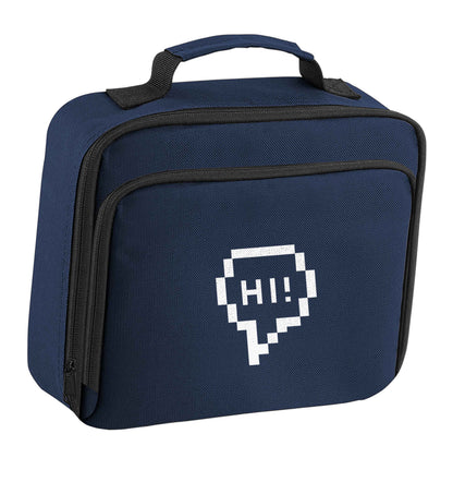 Hi insulated navy lunch bag cooler