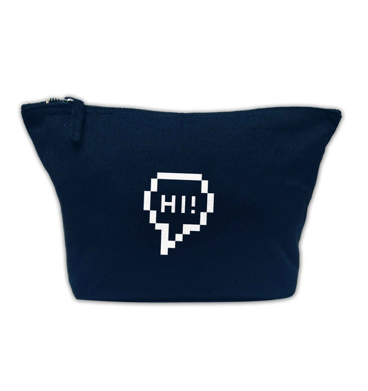 Hi navy makeup bag