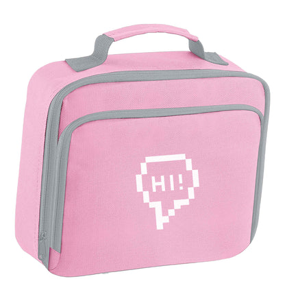 Hi insulated pink lunch bag cooler