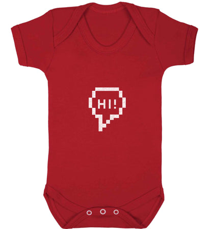 Hi baby vest red 18-24 months
