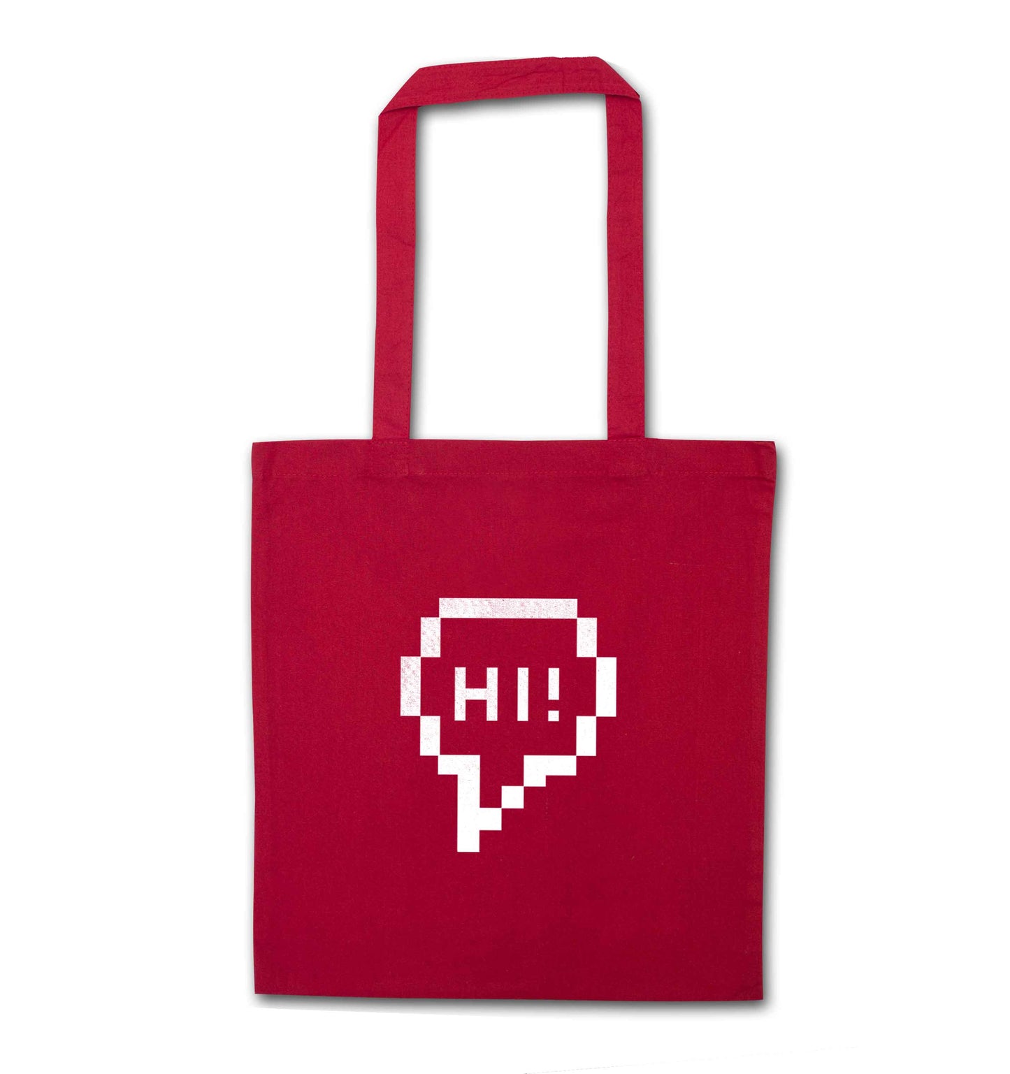 Hi red tote bag