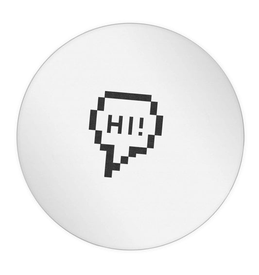 Hi 24 @ 45mm matt circle stickers