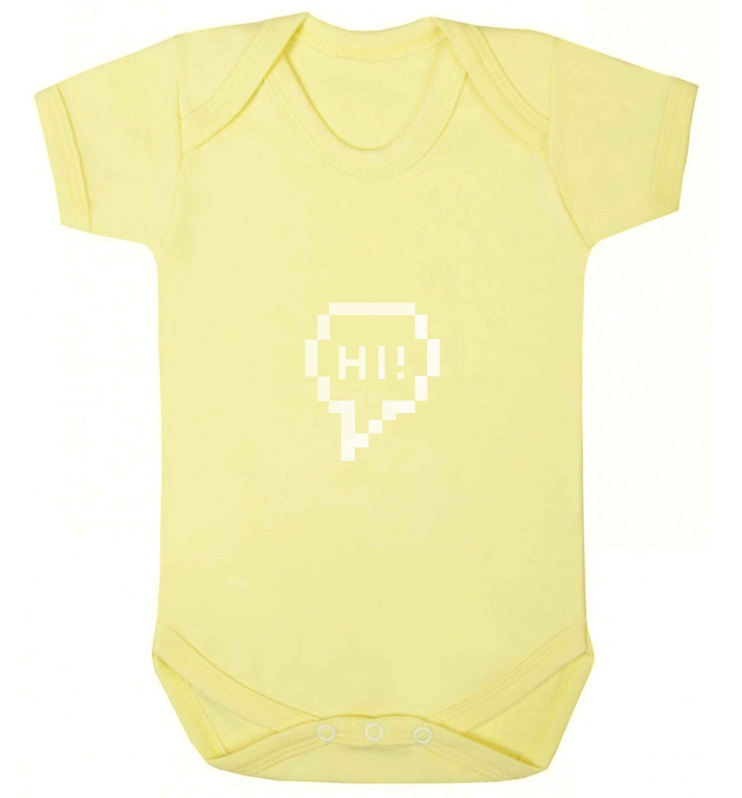 Hi baby vest pale yellow 18-24 months
