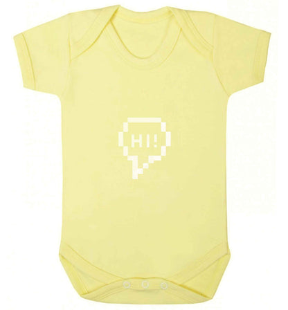 Hi baby vest pale yellow 18-24 months