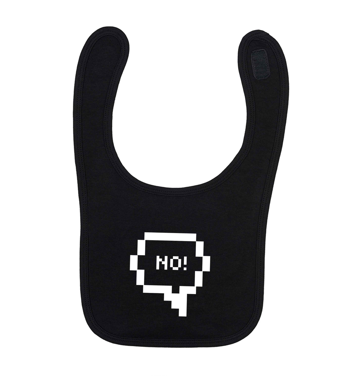No black baby bib