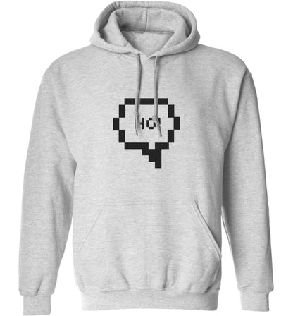 No adults unisex grey hoodie 2XL