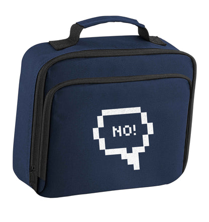 No insulated navy lunch bag cooler
