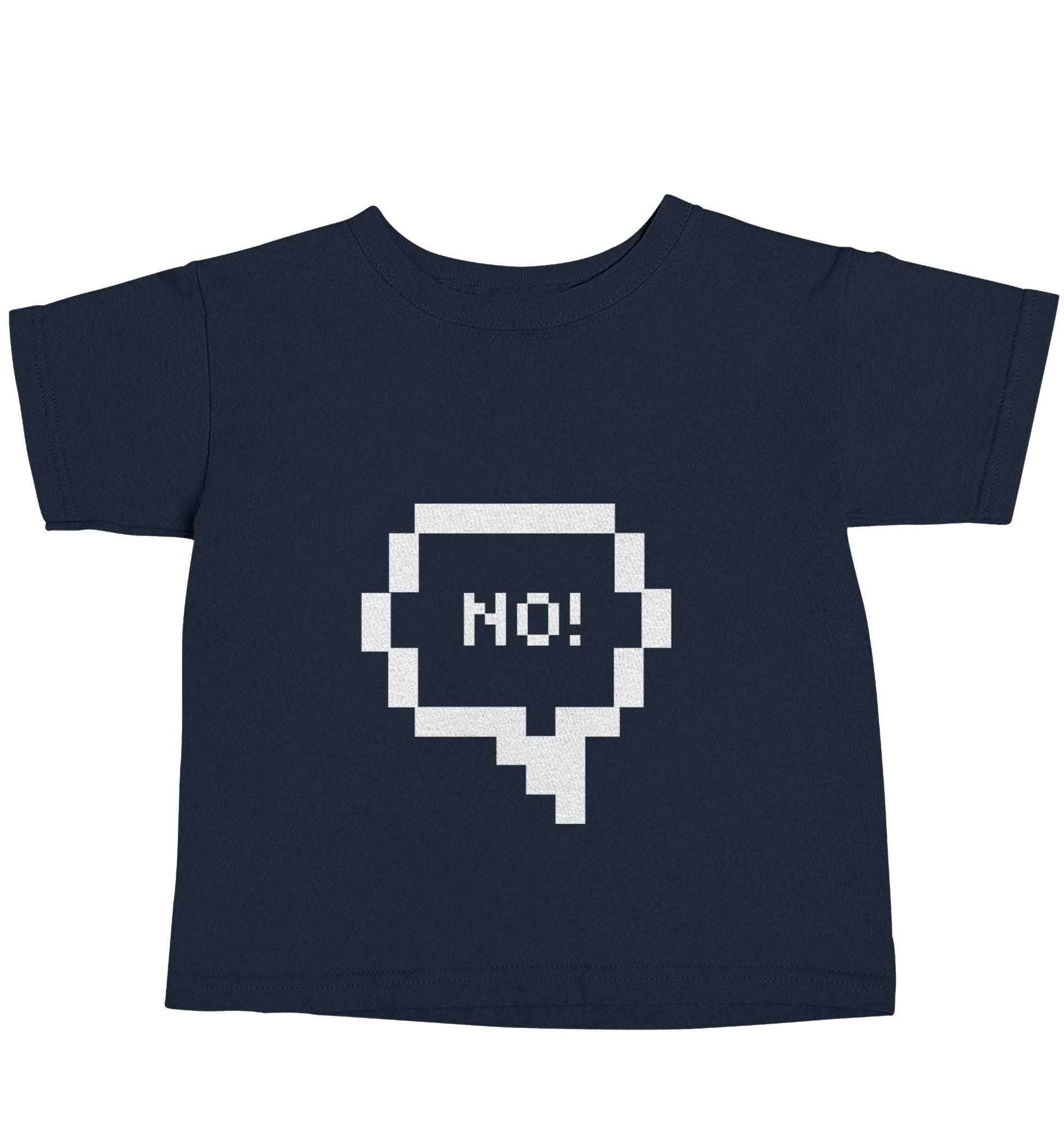 No navy baby toddler Tshirt 2 Years