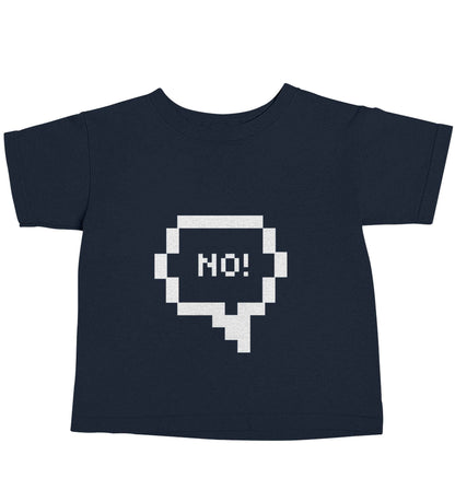 No navy baby toddler Tshirt 2 Years