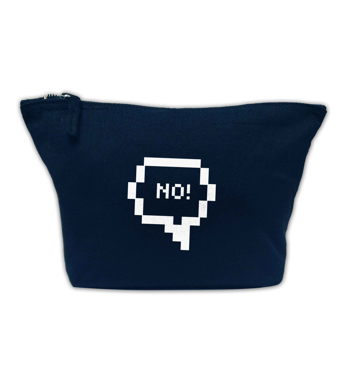 No navy makeup bag