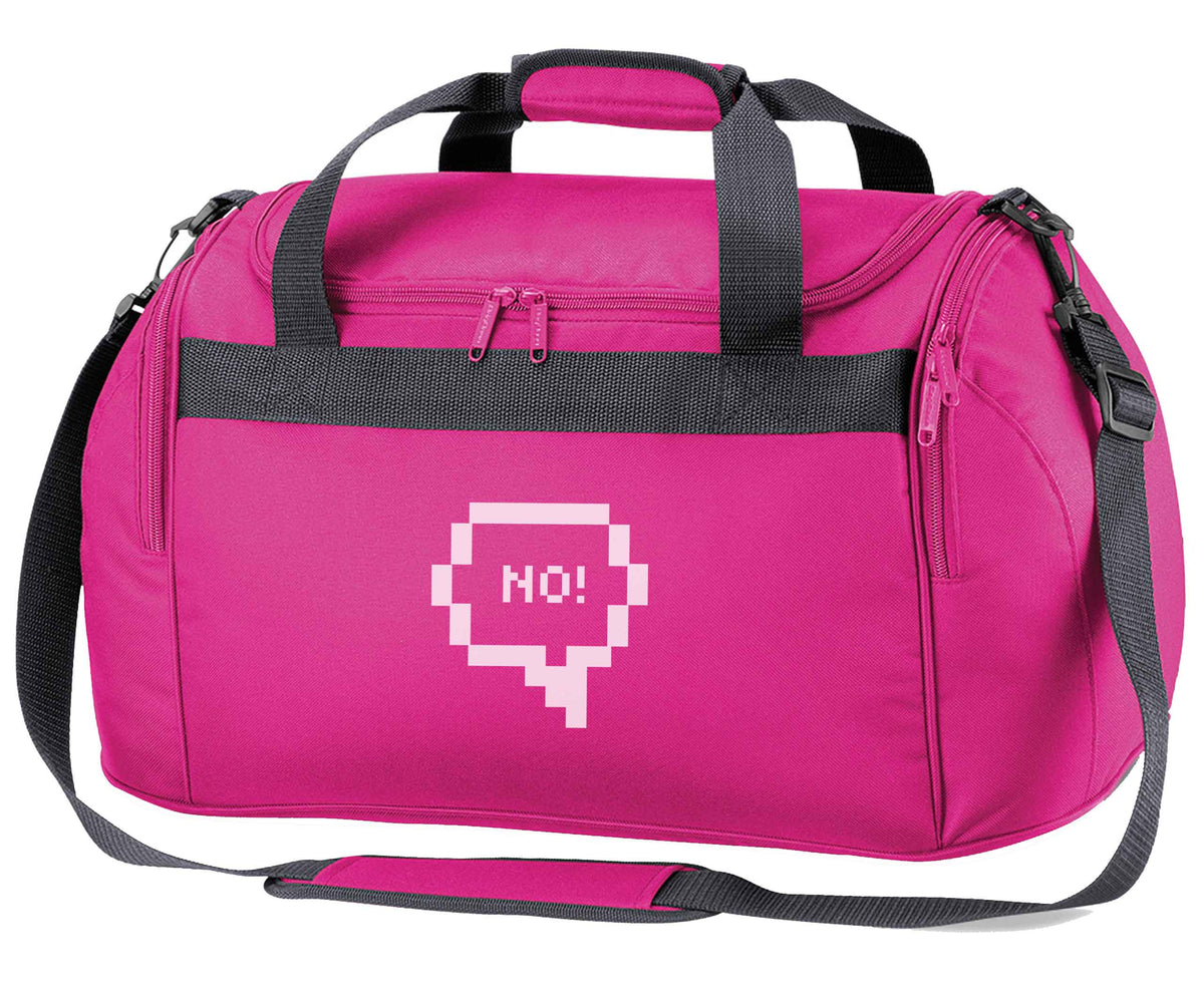 No pink holdall / duffel bag