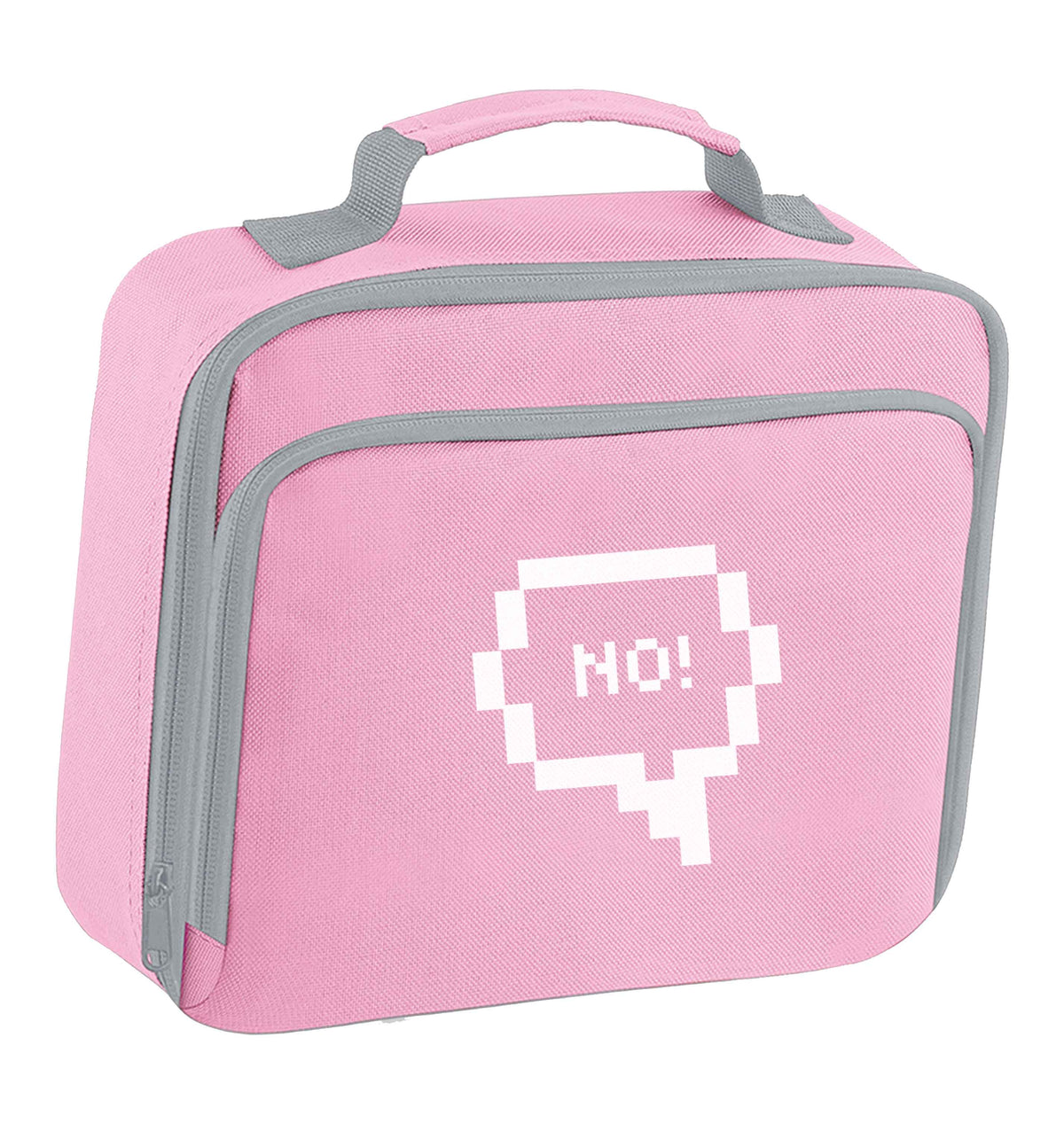 No insulated pink lunch bag cooler
